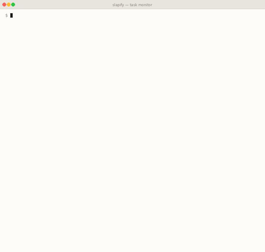 Slapify CLI autonomous execution demo
